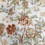 Woodland Floral Russet Ecru