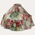 ean Monro Willa Handblock Fabric Pendant Lampshade with Skirt