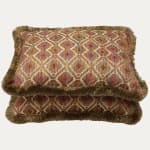 Patrick Gallagher Tessuti Alatri Roma Cushion with Brush Fringe