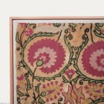 Framed Tajik Suzani Fragment 19th C.