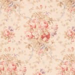 Roses Faded Brown On Beige