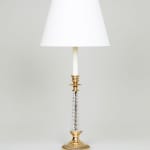Twisted Glass Candlestick