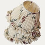 Robert Kime May on Muslin Fabric Lampshade with Loose Frill Skirt
