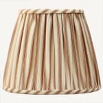 Schumacher Wellfleet Ticking Stripe Driftwood Handsewn Lampshade for Reading Lights