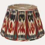 Robert Kime Andijan Silk & Cotton Ikat Lampshade with Silk Lining