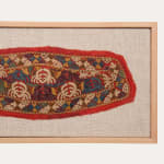 Framed Turkmenistan Chodor Tribe Headband Mid 19th C.