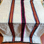 Wall Hanging In Shaped Silk Ribbons And Cotton Veil - Djerba Tunisia