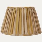 Claremont Faille SFJ Rayee Saffron Handsewn Gathered Lampshade