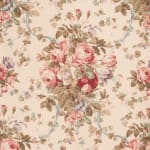 Roses Brown On Beige