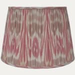 Robert Kime Andijan Pink Ikat Silk & Cotton Lampshade