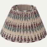 Robert Kime Field Poppy on Muslin Fabric Lampshade with Silk Lining