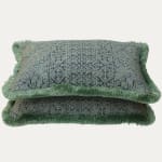Guy Goodfellow Fez Weave Agean Cushion with Brush Fringe