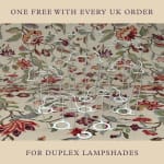 Free Shade Carrier for Duplex Lampshades