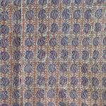Large Indian Hand Block Printed Textile