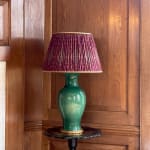 Beautiful Handloomed Thai Silk Lampshade with Lelievre Silk Trim