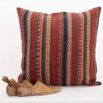 55x55cm 22x22in Jajim Striped Cushion