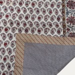 Block Printed Kalamkari with Pen Work on Cotton
