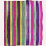 Vibrant Striped Silk Panel