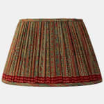 Pretty Floral Crepe Silk Vintage Sari Lampshade