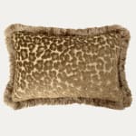 Sandstone Decorative Cushion handmade by Floren with Silk Trim