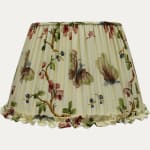 Pierre Frey Papillons Moiré Lampshade with Frill Trim