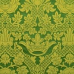 St Margaret Brocade Green Gold