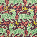 Tibet Print Aubergine