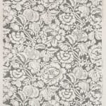 Great Floral Slate On Oyster
