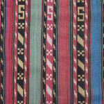 Shirvan Striped Silk Jajim with Wonderful Colours and Patterns