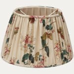 Sibyl Colefax and John Fowler Honeysuckle Handsewn Gathered Lampshade