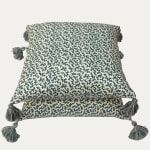 Sibyl Colefax and John Fowler Seaweed Brook Blue with Bespoke Tassels