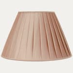 Douppion Orchid Silk Box Pleated Lampshade