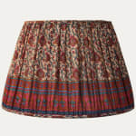 Beautiful Vintage Georgette Floral Sari Lampshade