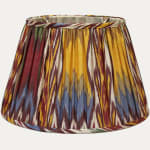 Stunning Multicoloured Adras Ikat Lampshade
