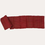 Turkmen Red and Green Striped Textile