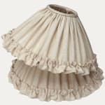 Rose Cumming Gustav Coolie Lampshade with Ruche Skirt