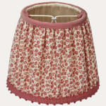 Namay Samay Viha Plum Handsewn Gathered Lampshade