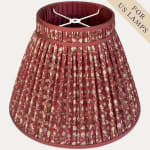 Robert Kime Ume Collar Top Lampshade with Finial Fitting