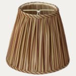 Claremont Autrichienne Striped Silk Candle Clip Lampshade