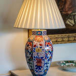 Imari Table Lamp - Peony