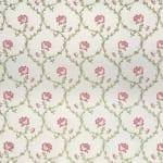 Soierie Vandreuil Clair Vert Rouge