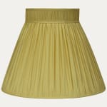 Chartreuse Faille Hamilton Silk Collar Top Lampshade