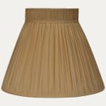 Fawn Taffetas Silk Collar Top Lampshade