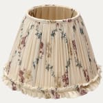 Robert Kime May on Muslin Fabric Lampshade with Loose Frill Skirt