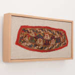 Framed Turkmenistan Chodor Tribe Headband Mid 19th C.