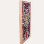 Framed Tajik Ikat Fragment 19th C.