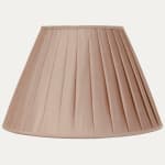 Plaster Faille Lugano Silk Box Pleated Lampshade