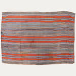 Shirvan Striped Silk Jajim with Unique Colouration
