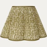 Warner Textile Archive Nathalie Lime Scallop Lampshade