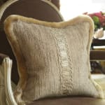 Cushions with a Brush Fringe Finish